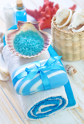 포토 JPG 해외이미지 리본 잎 불가사리 사람없음 파란색 스파 조개껍데기 아로마 스파용품 비누 아로마테라피 입욕소금 해외포토 식물 컬러 조개 극피동물 위생용품 미용용품 오브젝트 소금 테라피 파일형식 이미지허브