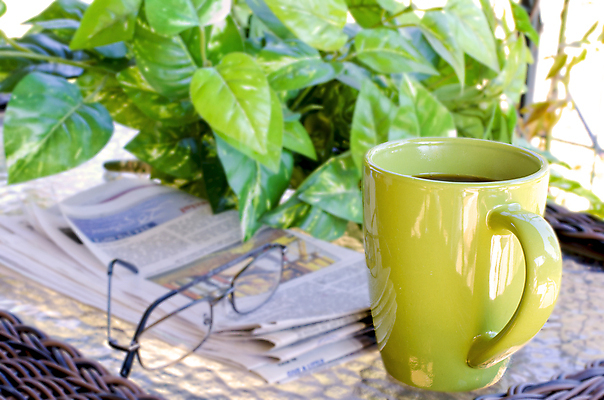 포토 JPG 해외이미지 식물 종이 안경 커피 음료 아침 사람없음 컵 독서 검은색 신문 아침식사 카페인 해외포토 주간 식기 잡화 컬러 간행물 식사 뉴스 파일형식 이미지허브