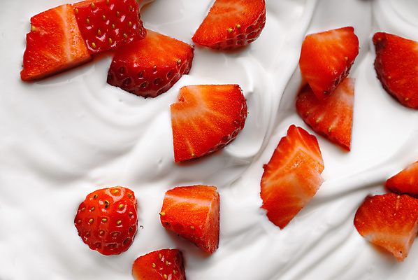 포토 JPG 해외이미지 딸기 사람없음 달콤 크림 토핑 해외포토 과일 맛 파일형식 이미지허브