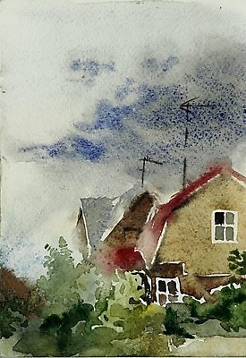 포토 JPG 해외이미지 나무 식물 벽 백그라운드 일러스트 창문 자연 하늘 지붕 주택 미술 사람없음 초록색 컬러풀 태양 마을 정원 봄 시골 스케치 그림 질감 장면 셔터 해외일러스트 자연요소 계절 컬러 문화예술 건물 생태계 파일형식 이미지허브