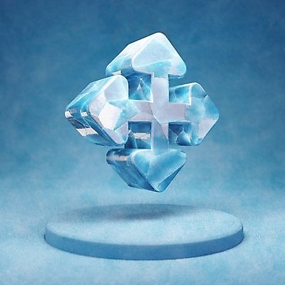 포토 JPG 해외이미지 화살표 사람없음 파란색 3D 얼음 입체 오브젝트 해외포토 자연요소 컬러 디지털합성 파일형식 이미지허브