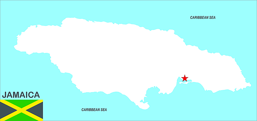 포토 JPG 해외이미지 섬 지도 사람없음 세계 검은색 깃발 자메이카 지리 해외포토 컬러 북아메리카 파일형식 이미지허브