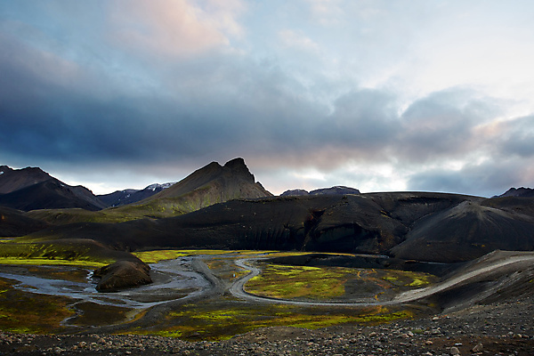 포토 JPG 해외이미지 자연 하늘 아이슬란드 사람없음 초록색 시골 저녁 9월 산맥 해외포토 유럽 컬러 산 날짜 야간 생태계 파일형식 이미지허브