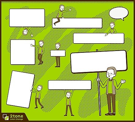 EPS 해외이미지 전신 할아버지 남자 포즈 일러스트 통신 사각프레임 프레임 여러명 성인 초록색 세트 천 서명 성인남자만 카피스페이스 해외일러스트 노년 컬러 다수 사람 사각형 공백 직물 남자만 성인만 파일형식 벡터 이미지허브