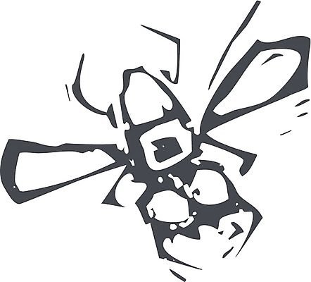 EPS 해외이미지 곤충 날개 일러스트 자연 해충 목판화 해외일러스트 동물 벌레 생태계 파일형식 벡터 이미지허브