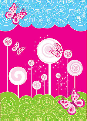 EPS 해외이미지 나무 꽃 분홍색 나비 백그라운드 날개 일러스트 초록색 긍정 해외일러스트 식물 컬러 곤충 컨셉 파일형식 벡터 이미지허브