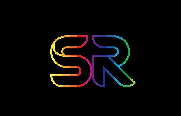 EPS 해외이미지 백그라운드 라인일러스트 일러스트 사람없음 컬러풀 심볼 그라데이션 S 무지개색 R 해외일러스트 알파벳 컬러 파일형식 벡터 이미지허브