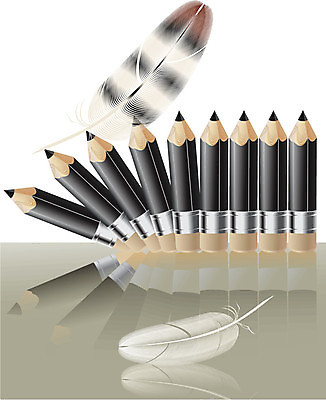 EPS 해외이미지 일러스트 조류 반사 깃털 해외일러스트 동물 파일형식 벡터 이미지허브