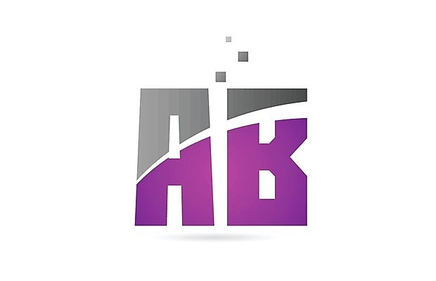 EPS 해외이미지 모양 템플릿 디자인 알파벳 분홍색 백그라운드 일러스트 회사 비즈니스 경사 타이포그라피 회색 편지 B 심볼 신분 A 엘리먼트 활자 해외일러스트 문자 영어 컬러 활자판 파일형식 벡터 이미지허브