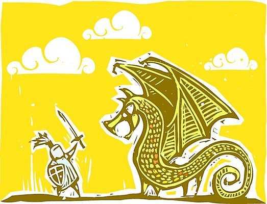 EPS 해외이미지 일러스트 이야기 축제 용 최고 중세 칼 성자 공상 갑옷 목판화 몬스터 해외일러스트 종교 역사 보호장비 파일형식 벡터 이미지허브