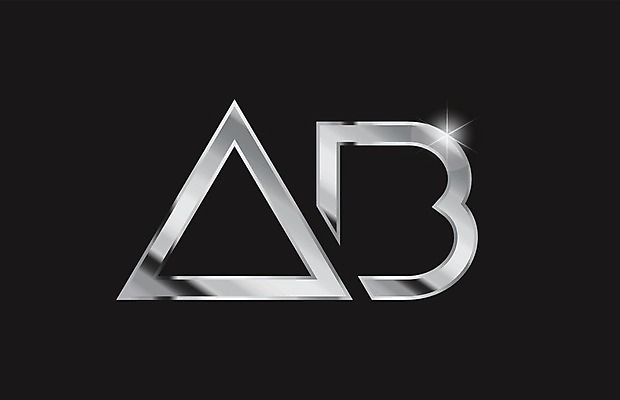 EPS 해외이미지 모양 템플릿 디자인 알파벳 백그라운드 일러스트 회사 비즈니스 금속 은색 편지 B 심볼 신분 A 엘리먼트 활자 해외일러스트 영어 컬러 재질 활자판 파일형식 벡터 이미지허브