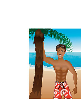 EPS 해외이미지 모델 긴머리 디자인 남자 행복 모래 바다 섬 일러스트 반바지 근육 미소 사람 소년 야외 빨간색 물 선글라스 야자수 검은색 수영 기댐 만 뜨거움 그늘 시원함 근육질 장면 코코넛 히스패닉 바하마 섞기 스페인어 자메이카 파나마 해외일러스트 자연요소 나무 헤어스타일 감정 안경 어린이 컬러 북아메리카 과일 바지 모션 표정 수상스포츠 남아메리카 몸매 파일형식 벡터 이미지허브