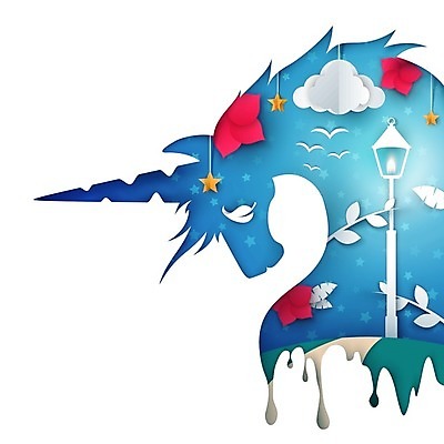 EPS 해외이미지 꽃 실루엣 잎 가로등 일러스트 조류 사람없음 파란색 페이퍼아트 유니콘 해외일러스트 식물 동물 공공시설 컬러 촬영기법 파일형식 벡터 이미지허브