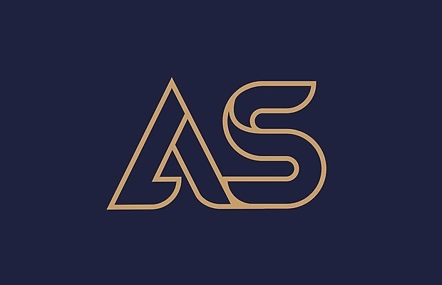 EPS 해외이미지 백그라운드 라인일러스트 일러스트 사람없음 남색 심볼 A S 해외일러스트 알파벳 컬러 파일형식 벡터 이미지허브