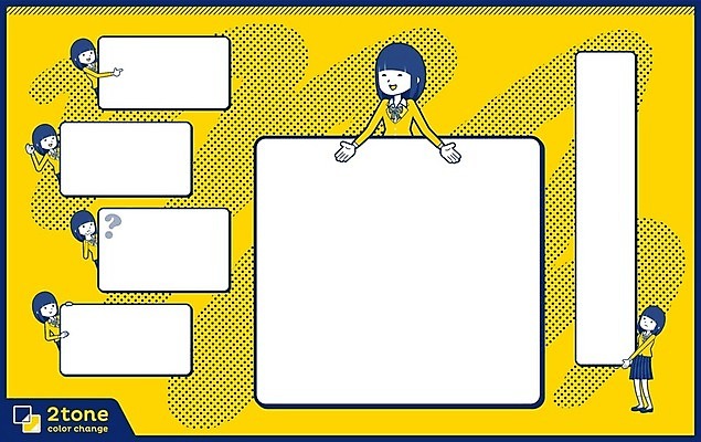 EPS 해외이미지 전신 디자인 여학생 여자 교복 포즈 일러스트 통신 청소년 사각프레임 프레임 여러명 파란색 세트 노란색 서명 십대여자만 카피스페이스 해외일러스트 학생 옷 컬러 다수 사람 사각형 공백 여자만 십대만 파일형식 벡터 이미지허브