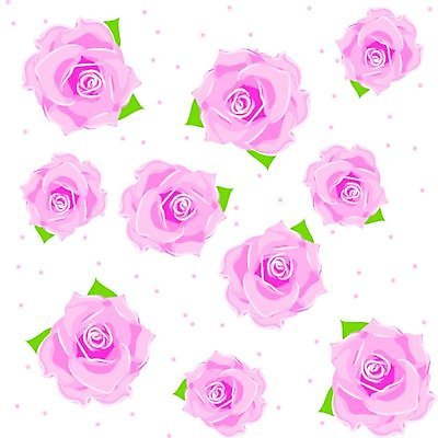 EPS 해외이미지 식물 꽃 분홍색 백그라운드 패턴 일러스트 장미 해외일러스트 컬러 무늬 파일형식 벡터 이미지허브