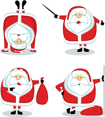 EPS 해외이미지 캐릭터 디자인 크리스마스 가방 일러스트 수염 상자 크리스마스트리 종 신용카드 만화 코믹 엘리먼트 캐리커처 해외일러스트 일러캐릭터 잡화 기념일 금융 그림 파일형식 벡터 이미지허브