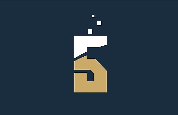 EPS 해외이미지 모양 템플릿 디자인 백그라운드 일러스트 회사 비즈니스 타이포그라피 파란색 숫자 노란색 흰색 심볼 신분 5 엘리먼트 활자 해외일러스트 문자 컬러 활자판 파일형식 벡터 이미지허브