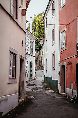 포토 JPG 주간 해외풍경 유럽풍경 주택 사람없음 야외 건물 시골 골목길 포르투갈 신트라 국내포토 자연요소 해외 건축물 유럽 길 풍경 파일형식