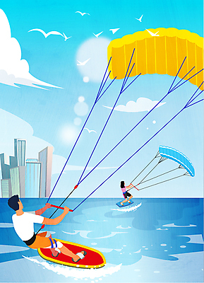 전신 구름 라이프스타일 여자 남자 바다 일러스트 조류 하늘 빌딩 성인 취미 두명 건물 여름 햇빛 수상스포츠 잡기 승차 즐거움 카이트서핑 성인만 국내일러스트 AI파일 자연요소 동물 건축물 계절 감정 스포츠 모션 사람 생활 태양 파일형식 벡터