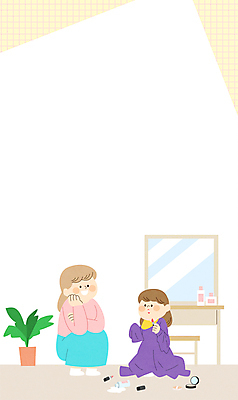 전신 응시 여자 어린이교육 화분 어린이 일러스트 장난 가족 모녀 프레임 함께함 가족애 들기 소녀 성인 두명 턱괴기 화장품 화장대 웅크림 프레임일러스트 여자만 부모교육 국내일러스트 AI파일 시선 교육 딸 가구 컨셉 관계 모션 엄마 사랑 사람 뷰티 파일형식 벡터