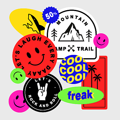 나무 영어 스티커 일러스트 산 표정 미소 웃음 사람없음 컬러풀 야자수 귀여움 롤 손모양 상어 로큰롤 쏘쿨 키치 이모지 국내일러스트 AI파일 모양 식물 문자 음악 컬러 컨셉 어류 파일형식 벡터 손_신체부위