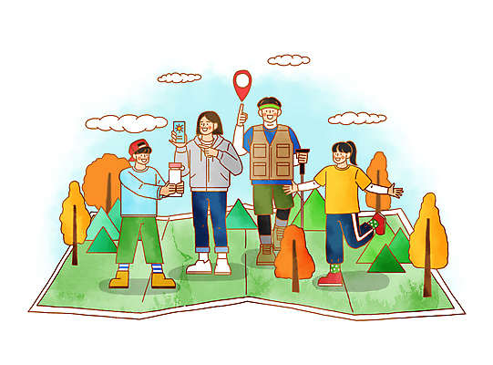 전신 PSD 나무 구름 여자 남자 어린이 지도 일러스트 가족 팔벌리기 산 함께함 들기 소녀 소년 여러명 성인 스마트폰 등산 가을 가리킴 일기예보 등산객 등산복 준비 위치 등산스틱 준비물 텀블러 국내일러스트 자연요소 식물 옷 계절 다수 컨셉 관계 모션 사람 손짓 컵 핸드폰 스마트기기 트래킹 등산용품 파일형식
