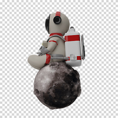 전신 편집이미지 요가 3D캐릭터 한명 누끼 사람 앉기 3D소스 3D 요가자세 우주비행사 달 디지털합성 우주복 PNG 편집소스 아사나자세 자연요소 캐릭터 1 웰빙 옷 포즈 모션 우주 파일형식