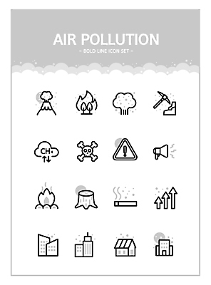 나무 아이콘 화살표 해골 담배 빌딩 사람없음 건물 확성기 회색 오염 위험 모닥불 알림 라인아이콘 상승 먼지 가스 대기오염 화산폭발 나무밑둥 산불 곡괭이 광산 벌목 화산재 볼드라인 2D아이콘 AI파일 식물 건축물 컬러 컨셉 불 뼈 환경오염 폭발 화재 화산 파일형식 벡터