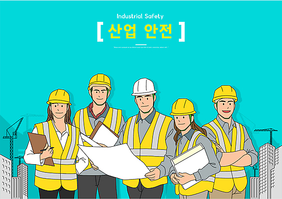 구름 여자 남자 하늘색 일러스트 작업복 미소 들기 여러명 상반신 성인 건물 책 펜 팔짱 건설현장 설계도 안전모 타워크레인 산업안전 서류판 성인만 건설근로자 국내일러스트 AI파일 자연요소 직업 건축물 옷 산업 다수 모션 건설업 표정 안전 사람 파란색 필기구 사무용품 헬멧 안전장비 기중기 파일형식 벡터