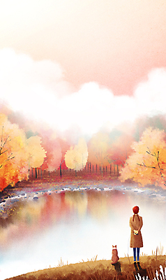 전신 PSD 나무 동물 구름 한마리 응시 여자 반려견 단풍 일러스트 휴식 한명 서기 성인 강 노을 가을풍경 산책 가을 강아지 숲 성인여자한명만 국내일러스트 자연요소 식물 1 시선 계절 컨셉 잎 모션 사람 풍경 반려동물 개 여자한명만 성인여자만 파일형식 가을_계절