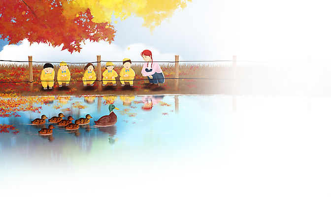 전신 PSD 구름 응시 여자 남자 단풍 여러마리 일러스트 오리 소녀 소년 여러명 성인 울타리 강 소풍 가을풍경 유치원생 가을 유치원선생님 웅크림 국내일러스트 자연요소 시선 계절 어린이 다수 잎 모션 조류 사람 풍경 담장 야외활동 교사 파일형식 가을_계절