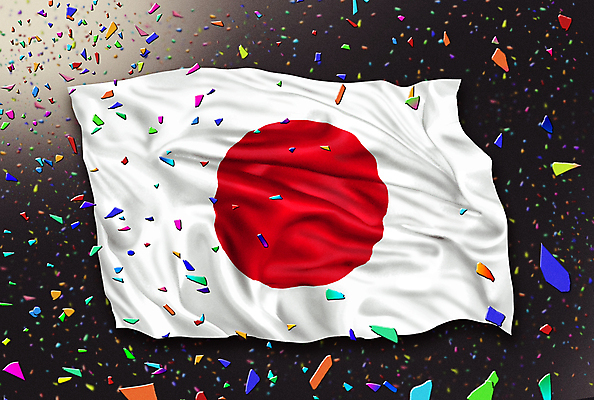 PSD 올림픽 일러스트 응원 날리기 사람없음 일본 축제 축하 국기 꽃가루 일장기 월드싸커 국내일러스트 아시아 스포츠 컨셉 모션 가루 파일형식