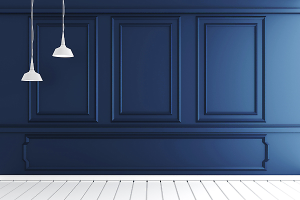 포토 JPG 해외이미지 벽 조명 실내 사람없음 파란색 인테리어 3D 미니멀 웨인스코팅 해외포토 디자인 컬러 내부 디지털합성 파일형식 이미지허브