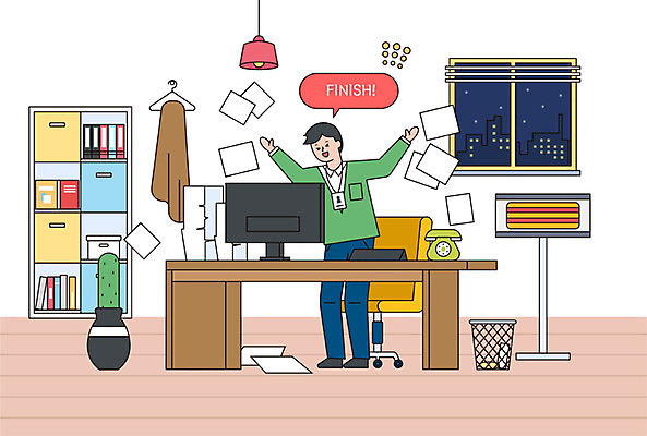 남자 말풍선 겨울 의자 일러스트 비즈니스 한명 사람 성인 컴퓨터 컬러풀 사무실 비즈니스맨 끝 난로 전화기 책상 문서 성인남자한명만 국내일러스트 AI파일 1 계절 컬러 가구 전자제품 직장인 난방기 남자한명만 성인남자만 파일형식 벡터