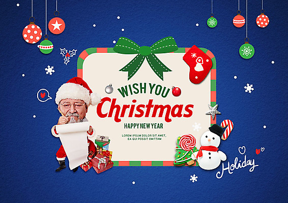 PSD 서양인 외국인 편집이미지 남자 중년 50대 크리스마스 겨울 눈사람 선물 한명 사람 장식 파란색 크리스마스트리 산타클로스 눈 즐거움 편지쓰기 흥미 중년남자한명만 이미지편집 자연요소 1 계절 기념일 감정 컬러 컨셉 날씨 인종 성인 기록 편지 남자한명만 중년남자만 파일형식