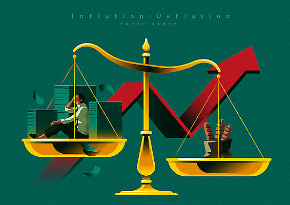 남자 화살표 지폐 돈 일러스트 그래프 사람 성인 초록색 금융 경제 시세 비즈니스맨 바게트 사회이슈 상승 양팔저울 경제불황 성인남자한명만 국내일러스트 AI파일 빵 컬러 컨셉 비즈니스 저울 직장인 재산 불황 남자한명만 성인남자만 파일형식 벡터