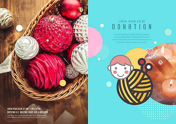 PSD 템플릿 표지디자인 북디자인 출판디자인 표지 리본 북커버 초 따뜻함 사랑 팜플렛 사람없음 컬러풀 바구니 장식볼 하트 털실 사랑나눔 나눔 기부 이미지템플릿 모양 감정 컬러 장식 실 파일형식