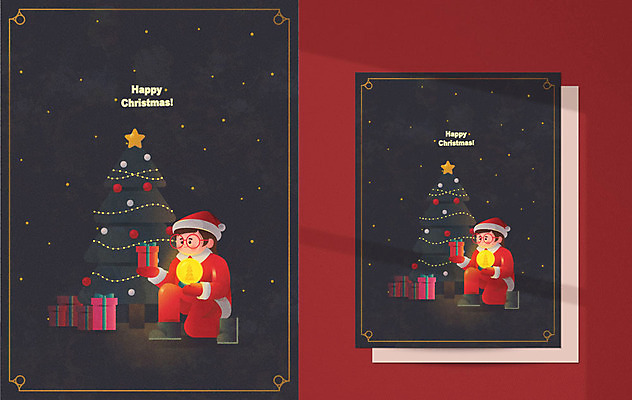 남자 ZIP 어린이 크리스마스 일러스트 산타옷 크리스마스카드 프레임 따뜻함 사람 소년 두명 선물상자 크리스마스트리 귀여움 장식볼 눈 테두리 목업 남자만 국내일러스트 AI파일 자연요소 옷 기념일 컨셉 날씨 카드_감사 선물 장식 상자 파일형식 벡터