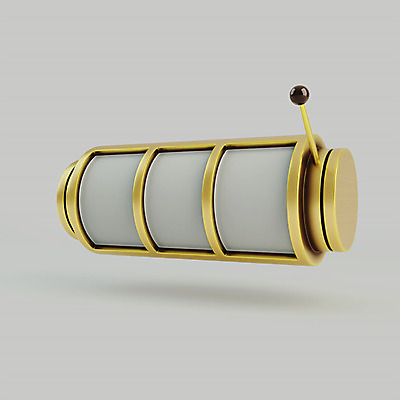 PSD 편집이미지 사람없음 쇼핑 한개 3D소스 3D 세일 회색 금색 행운 디지털합성 오브젝트 룰렛 당첨 슬롯머신 잭팟 편집소스 편집3D 1 컬러 컨셉 게임 파일형식