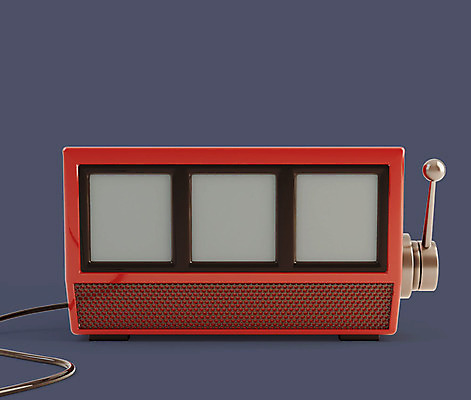 PSD 편집이미지 사람없음 빨간색 쇼핑 한개 3D소스 3D 세일 행운 남색 디지털합성 오브젝트 룰렛 당첨 슬롯머신 잭팟 편집소스 편집3D 1 컬러 컨셉 게임 파일형식