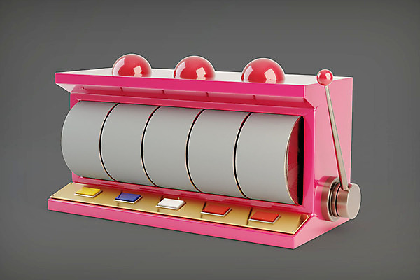 PSD 편집이미지 분홍색 사람없음 쇼핑 한개 3D소스 3D 세일 행운 디지털합성 오브젝트 룰렛 당첨 슬롯머신 잭팟 편집소스 편집3D 1 컬러 컨셉 게임 파일형식