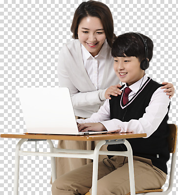 편집이미지 응시 여자 남자 교복 아들 남학생 의자 엄마 서기 미소 누끼 앉기 상반신 성인 두명 앞모습 옆모습 10대 30대 노트북 헤드셋 한국인 책상 PNG 어깨에손 편집소스 남중생 모자관계 학생 시선 옷 뷰포인트 음향기기 가구 가족 모션 중학생 청소년 표정 사람 동양인 장년 전자제품 헤드폰 파일형식