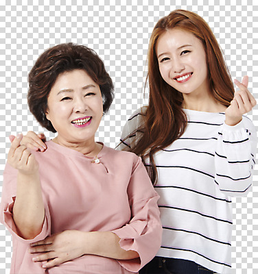 편집이미지 응시 여자 딸 중년 50대 가족 모녀 엄마 서기 미소 누끼 상반신 20대 성인 두명 앞모습 다정 한국인 PNG 손하트 여자만 어깨에손 편집소스 시선 뷰포인트 컨셉 관계 모션 표정 사람 동양인 손짓 청년 파일형식