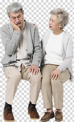 전신 편집이미지 응시 여자 할아버지 남자 할머니 건강 누끼 사람 앉기 두명 앞모습 실버라이프 건강관리 노부부 고통 한국인 찡그림 치아 60대 70대 PNG 위로 치통 노인만 편집소스 라이프스타일 부부 시선 노년 감정 뷰포인트 모션 표정 관리 동양인 소화기관 질병 성인만 파일형식