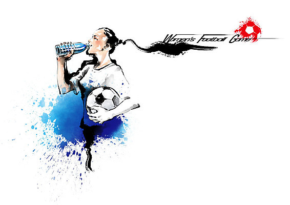 PSD 여자 일러스트 캘리그라피 축구공 붓터치 축구선수 한명 들기 성인 물 축구 번짐 물마시기 성인여자한명만 국내일러스트 자연요소 1 공 축구용품 모션 운동선수 사람 구기 마시기 여자한명만 성인여자만 파일형식 효과