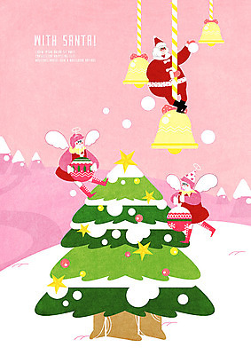 PSD 나무 남자 분홍색 크리스마스장식 크리스마스 겨울 일러스트 천사 함께함 요정 사람 크리스마스트리 산타클로스 설원 장식볼 종 눈 즐거움 별장식 국내일러스트 자연요소 식물 계절 기념일 감정 별 컬러 컨셉 날씨 눈_날씨 장식 파일형식