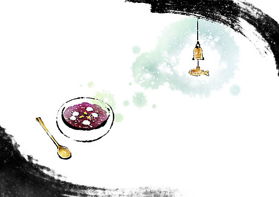 PSD 그릇 계절 겨울 일러스트 캘리그라피 지붕 바람 풍경 사람없음 숟가락 터치 절기 동양화 번짐 처마 동지 동지팥죽 지붕처마 팥죽 국내일러스트 자연요소 식기 날씨 수저 미술 죽 파일형식 효과