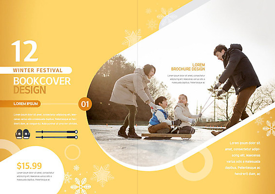 PSD 템플릿 표지디자인 북디자인 출판디자인 여자 남자 딸 내지 아들 어린이 리플렛 겨울 북커버 가족 엄마 사람 팜플렛 여러명 성인 30대 노란색 얼음 한국인 자녀 눈 아빠 빙하 썰매 빙판 얼음썰매 겨울축제 이미지템플릿 자연요소 계절 컬러 다수 관계 날씨 동양인 장년 축제 파일형식