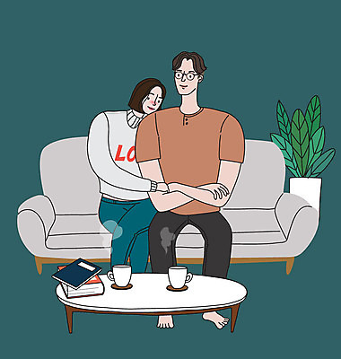 라이프스타일 부부 커플 여자 남자 행복 커피 결혼 거실 일러스트 신혼부부 티타임 휴식 주택 사랑 사람 앉기 성인 두명 일상 생활 팔짱 기댐 부부라이프 성인만 딩크족 국내일러스트 AI파일 감정 음료 컨셉 관계 모션 이벤트 건물 라이프 신혼 파일형식 벡터